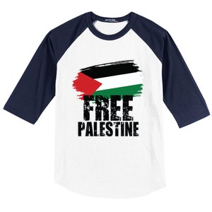 Free Palestine Free Gaza Palestian Voice Meaningful Gift Baseball Sleeve Shirt