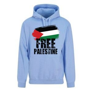 Free Palestine Free Gaza Palestian Voice Meaningful Gift Unisex Surf Hoodie