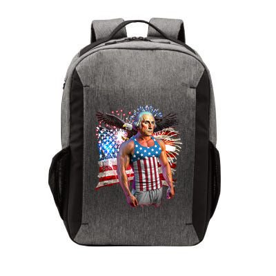 Funny Patriotic Fourth Of July Buff George Washington Vector Backpack
