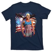 Funny Patriotic Fourth Of July Buff George Washington T-Shirt