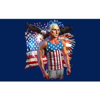 Funny Patriotic Fourth Of July Buff George Washington Bumper Sticker