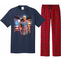 Funny Patriotic Fourth Of July Buff George Washington Pajama Set