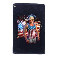 Funny Patriotic Fourth Of July Buff George Washington Platinum Collection Golf Towel