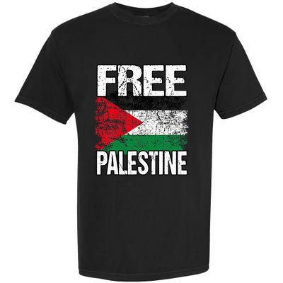 Free Palestine Flag Save Gaza Strip Palestinian Garment-Dyed Heavyweight T-Shirt