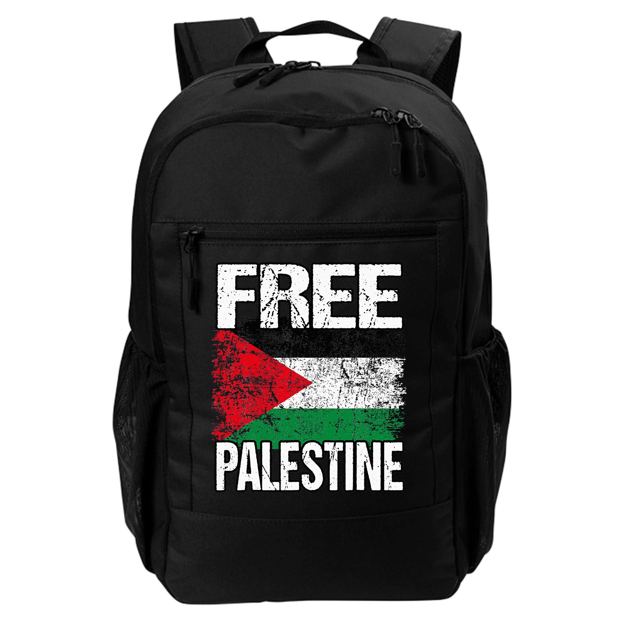 Free Palestine Flag Save Gaza Strip Palestinian Backpack
