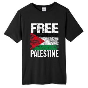 Free Palestine Flag Save Gaza Strip Palestinian Tall Fusion ChromaSoft Performance T-Shirt