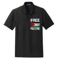 Free Palestine Flag Save Gaza Strip Palestinian Dry Zone Grid Polo