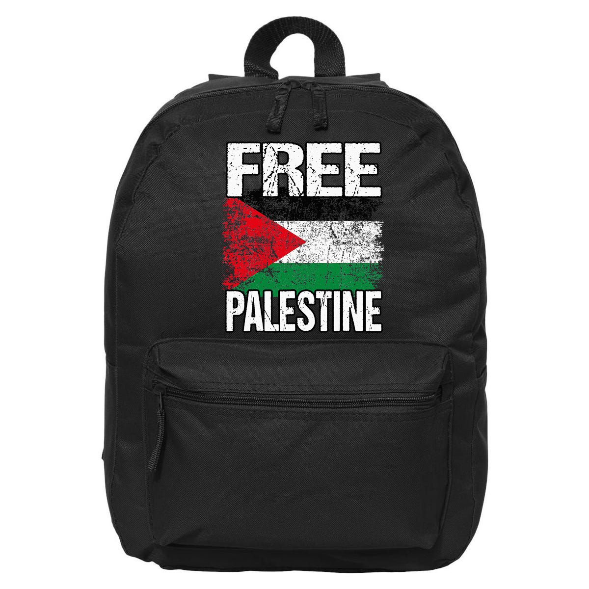 Free Palestine Flag Save Gaza Strip Palestinian 16 in Basic Backpack