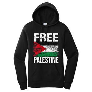 Free Palestine Flag Save Gaza Strip Palestinian Women's Pullover Hoodie