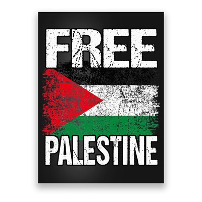 Free Palestine Flag Save Gaza Strip Palestinian Poster