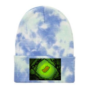 Floating Prawn Tie Dye 12in Knit Beanie