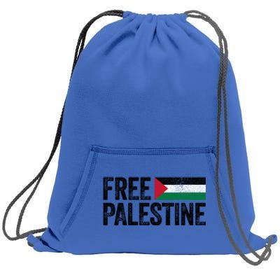 Free Palestine Free Gaza Gift Sweatshirt Cinch Pack Bag