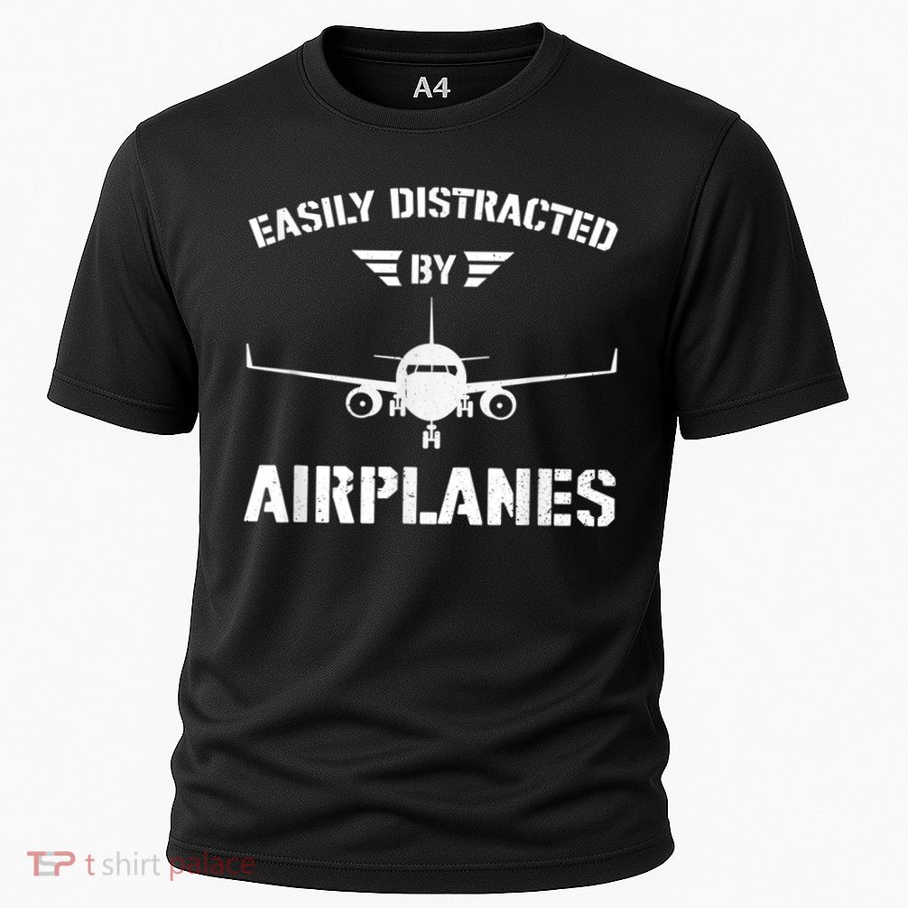Funny Plane Flying Design For Pilot & Aviation Fans Airplane Performance Shirt