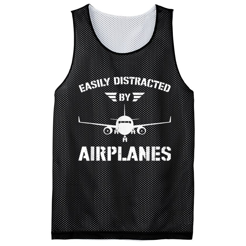 Funny Plane Flying Design For Pilot & Aviation Fans Airplane Mesh Reversible Basketball Jersey Tank