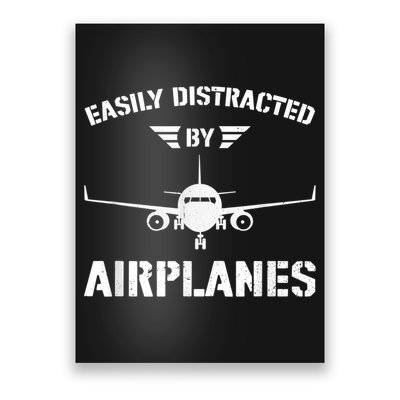 Funny Plane Flying Design For Pilot & Aviation Fans Airplane Poster