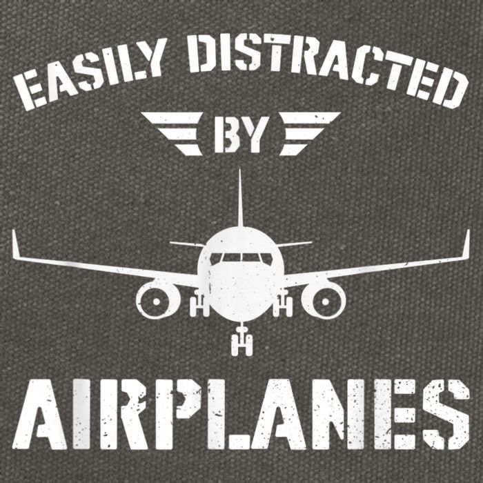 Funny Plane Flying Design For Pilot & Aviation Fans Airplane Cotton Canvas Backpack