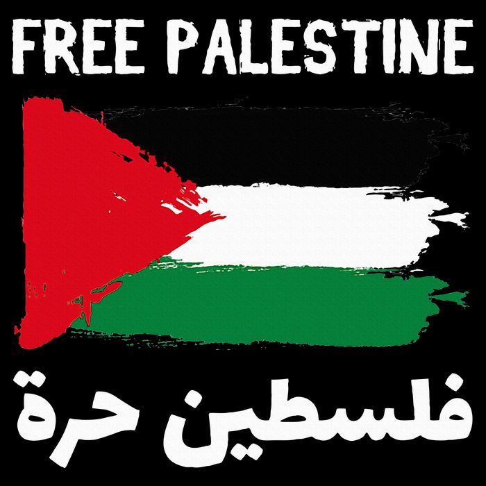 FREE PALESTINE Flag ARABIC Free Gaza Jerusalem Mosque Sweatshirt