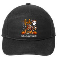 Faboolous Paraprofessional Funny Para Squad Happy Halloween 7-Panel Snapback Hat