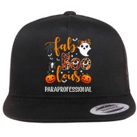 Faboolous Paraprofessional Funny Para Squad Happy Halloween Flat Bill Trucker Hat