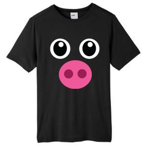 Funny Pig Face Shirts Swine Halloween Costume Gift Tall Fusion ChromaSoft Performance T-Shirt