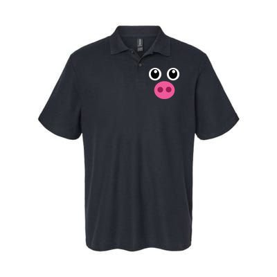 Funny Pig Face Shirts Swine Halloween Costume Gift Polo