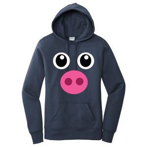 Funny Pig Face Shirts Swine Halloween Costume Gift Women's Pullover Hoodie