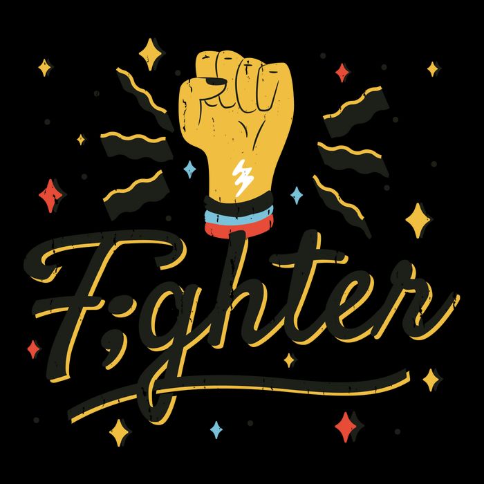 Fighter Powerful Fist 16 in Basic Backpack