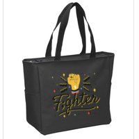Fighter Powerful Fist Zip Tote Bag