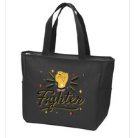Fighter Powerful Fist Zip Tote Bag