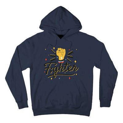 Fighter Powerful Fist Tall Hoodie