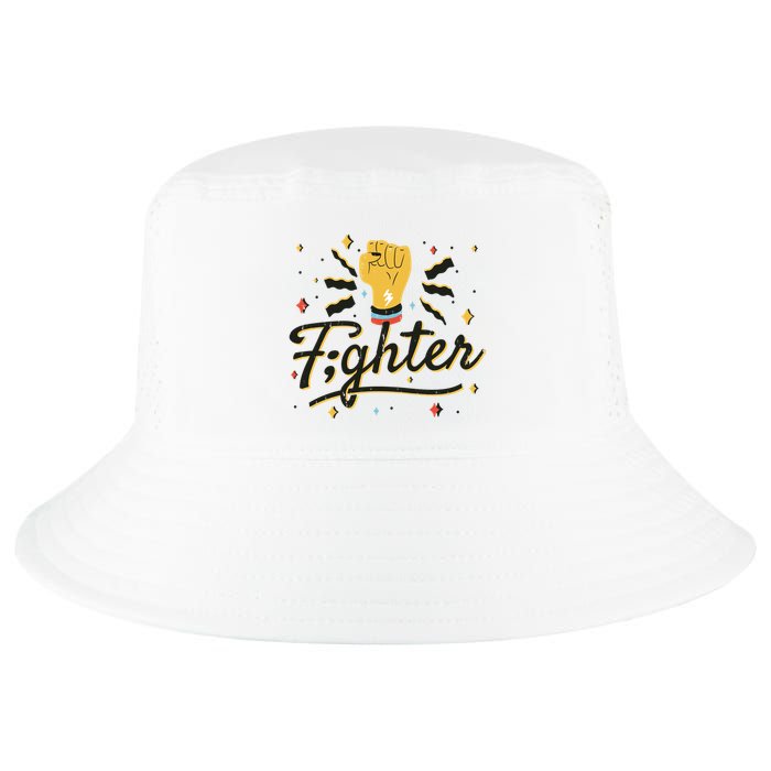 Fighter Powerful Fist Cool Comfort Performance Bucket Hat