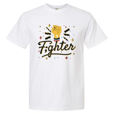 Fighter Powerful Fist Garment-Dyed Heavyweight T-Shirt