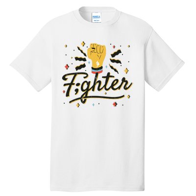 Fighter Powerful Fist Tall T-Shirt