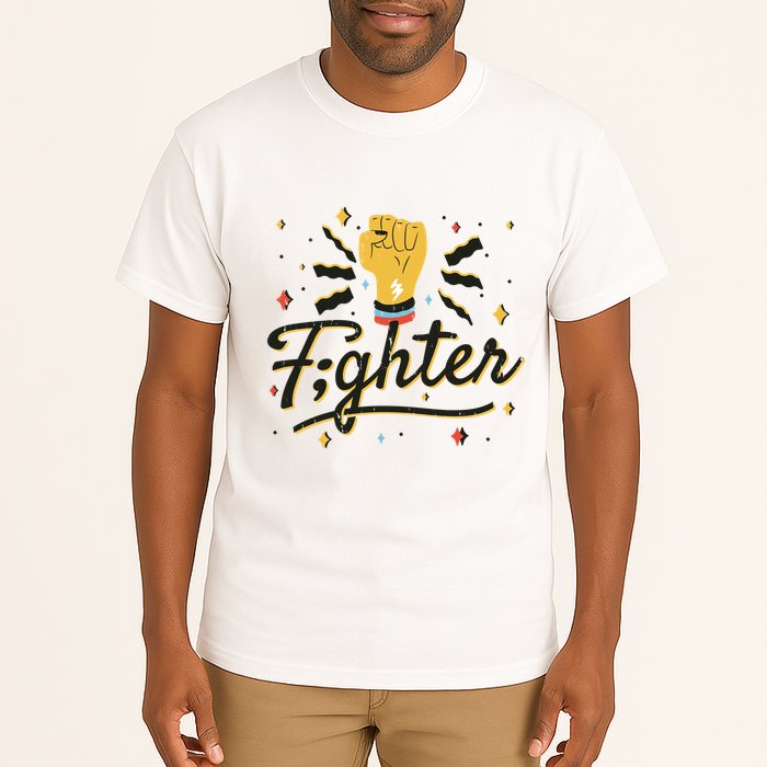 Fighter Powerful Fist Tall T-Shirt
