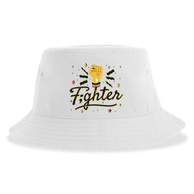 Fighter Powerful Fist Sustainable Bucket Hat