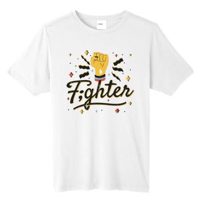 Fighter Powerful Fist Tall Fusion ChromaSoft Performance T-Shirt