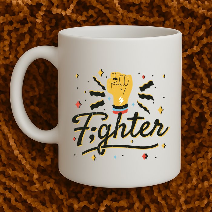 Fighter Powerful Fist Mug