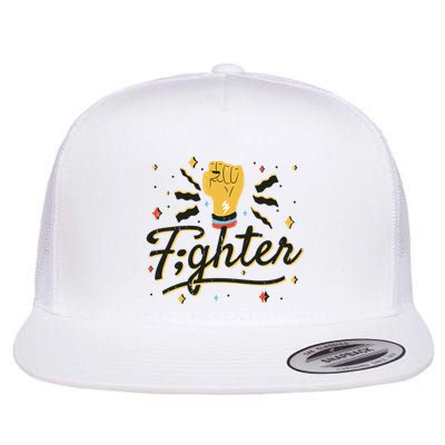 Fighter Powerful Fist Flatbill Hat