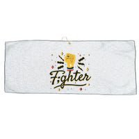 Fighter Powerful Fist Large Microfiber Waffle Golf Towel