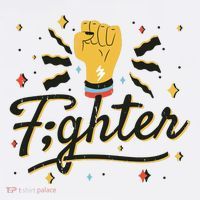 Fighter Powerful Fist Youth Performance Sprint T-Shirt
