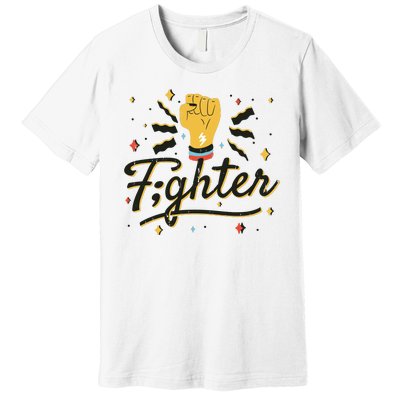 Fighter Powerful Fist Premium T-Shirt