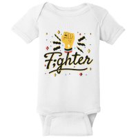 Fighter Powerful Fist Baby Bodysuit