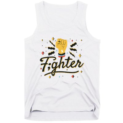 Fighter Powerful Fist Tank Top