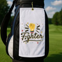 Fighter Powerful Fist Golf Towel