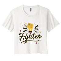 Fighter Powerful Fist Crop Top