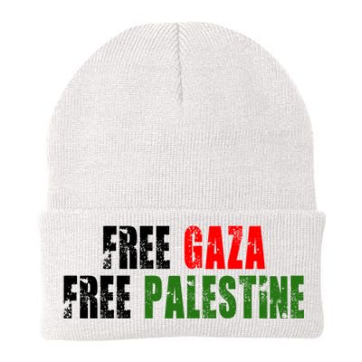 Free Palestine Knit Cap Winter Beanie