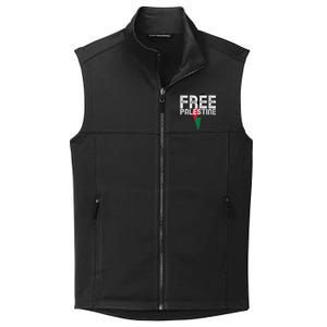 Free Palestine Flag Arabic Free Gaza Palestinian Flag Collective Smooth Fleece Vest