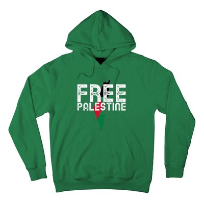 Free Palestine Flag Arabic Free Gaza Palestinian Flag Hoodie