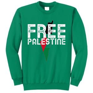 Free Palestine Flag Arabic Free Gaza Palestinian Flag Sweatshirt