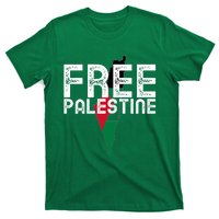 Free Palestine Flag Arabic Free Gaza Palestinian Flag T-Shirt